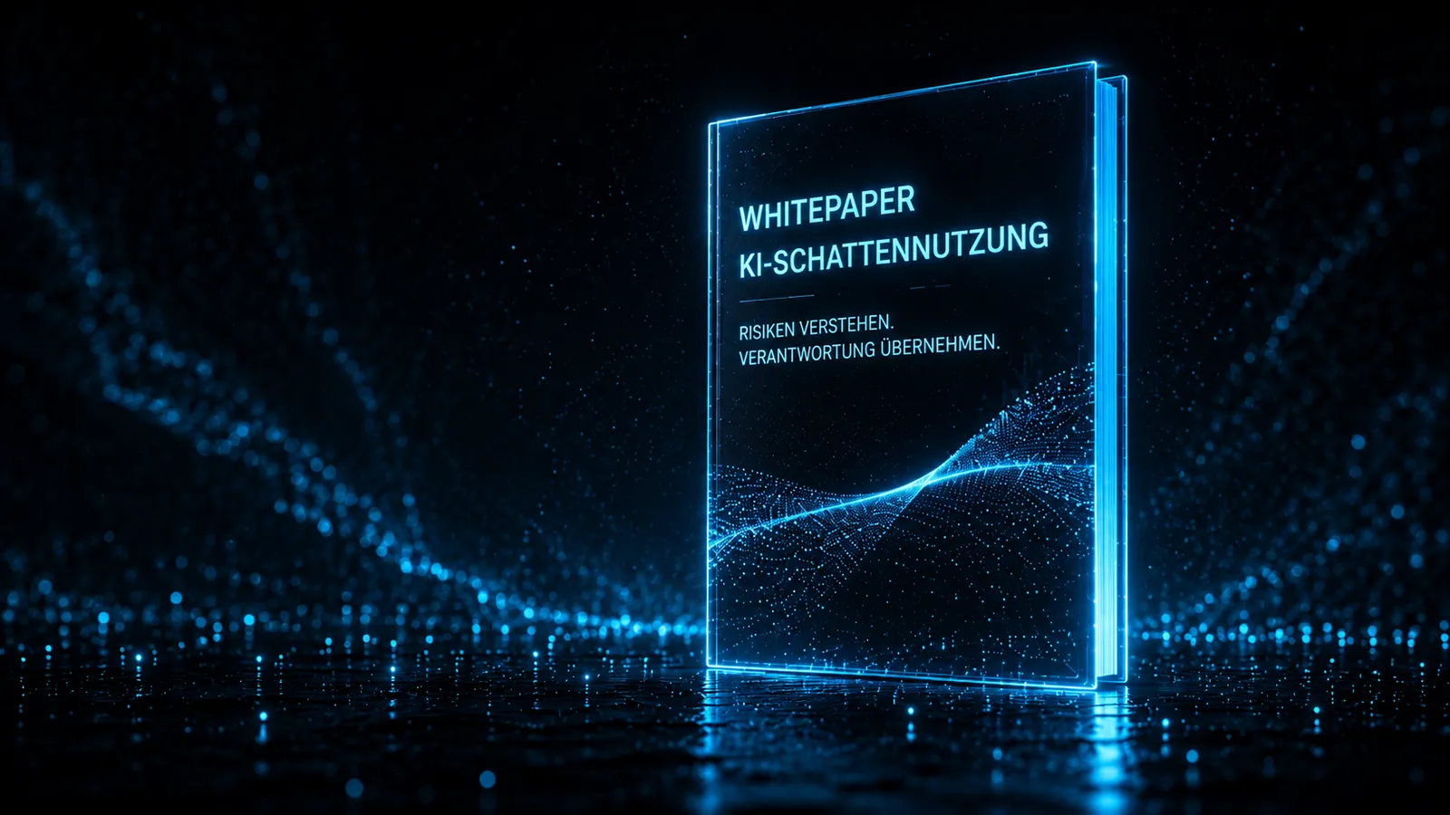 Whitepaper-Cover: KI-Schattennutzung, Risiken verstehen, Verantwortung übernehmen
